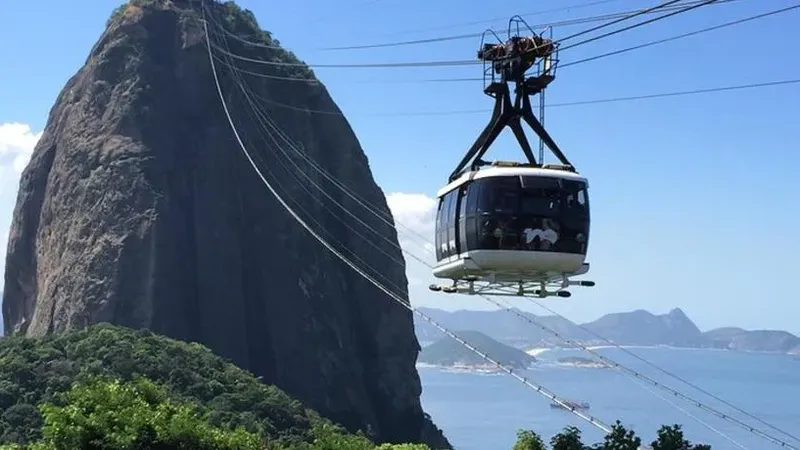 Cristo Redentor e Pão de Açúcar em meio dia